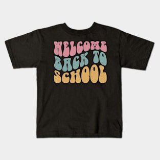 Welcome Back To School Retro First Day of School Teacher Kids T-Shirt